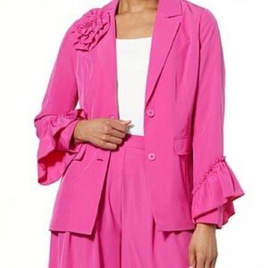 Allison Brown NY Bahamian Ruffle Blazer